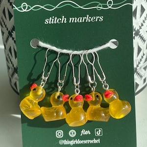 Niedliche Enten Maschenmarkierer - Set mit 5 Stück