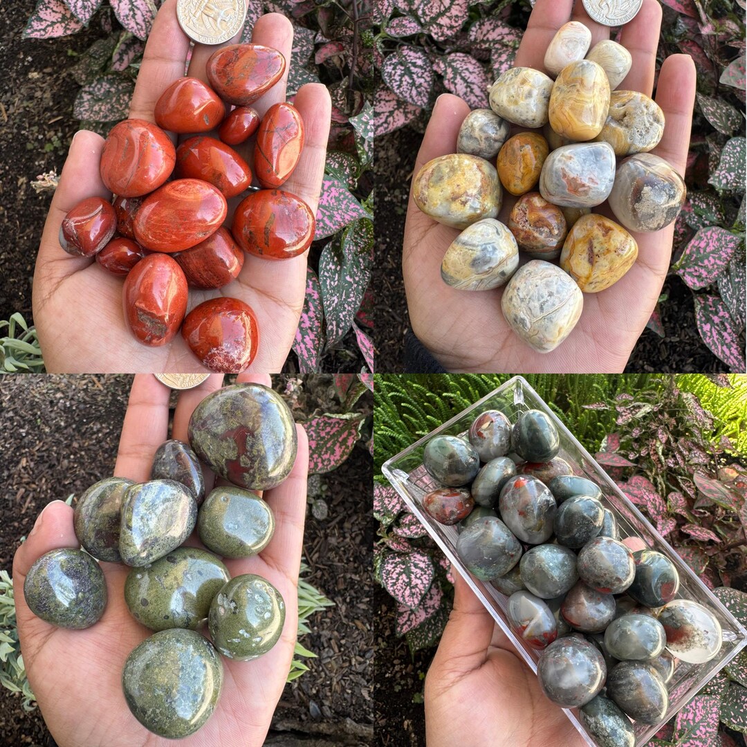 Large Tumbled Stones / Different Material Tumbled Stone / Polished ...
