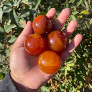 Carnelian Spheres
