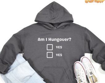 Hangover Hoodie | Hungover Hoodie, Funny Drinking Hoodie, Unisex Oversized Hoodie, 21st Birthday Gift, 21st Birthday Hoodie