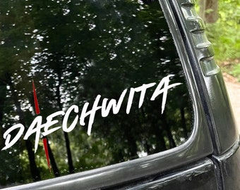 KPOP | Suga | Yoongi | Daechwita | Vinyl Window Decal | Car Accessories
