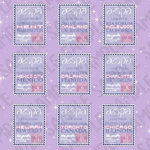 KPOP |  Synk Parallel Lines Live Tour | Stamp Sticker | Journal & Scrapbooking