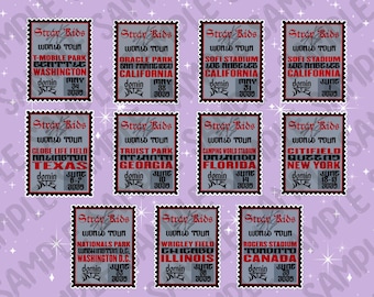 KPOP | SKZ | DominATE World Tour | Stamp Sticker | Journal & Scrapbooking