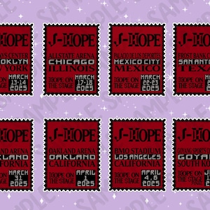 KPOP / JHope / JITB / Hope On The Stage / Sellos adhesivos / Diario y álbum de recortes