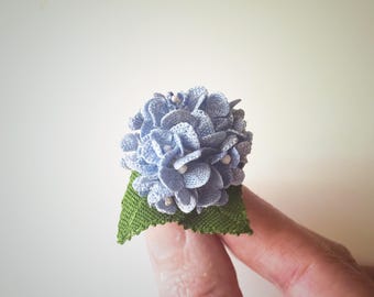 Patrón de hortensia a crochet