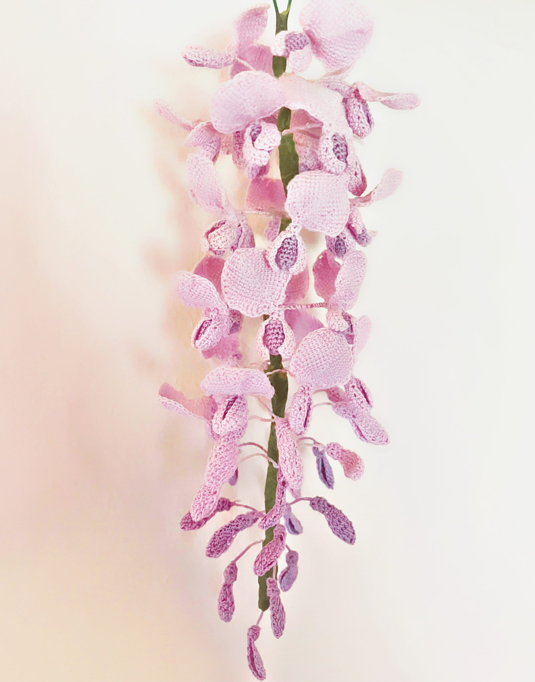 Lifelike Tunisian Wisteria Flower Pattern