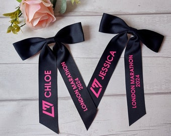 Personalised London Marathon Bow. PLEASE SEE DESCRIPTION