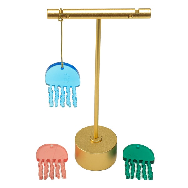 Acrylic Jellyfish Earring Charm / Irregularity Charm / Transparent charm / Wind Chime Earring and Pendant / Jewelry DIY 32*22mm