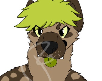 Cheap digital furry commissions (head/bust)