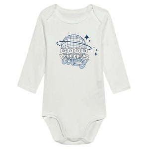 Good Vibes Only Classic Baby Long Sleeve Bodysuit