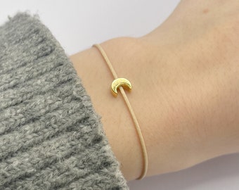 Armband mit Mond-Perle | Größenverstellbar | Geschenkidee | Freundschaftsarmbänder