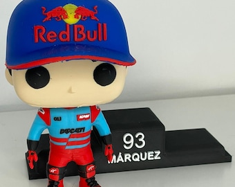Funko Pop Marc Márquez Red Bull Podio personalizzabile
