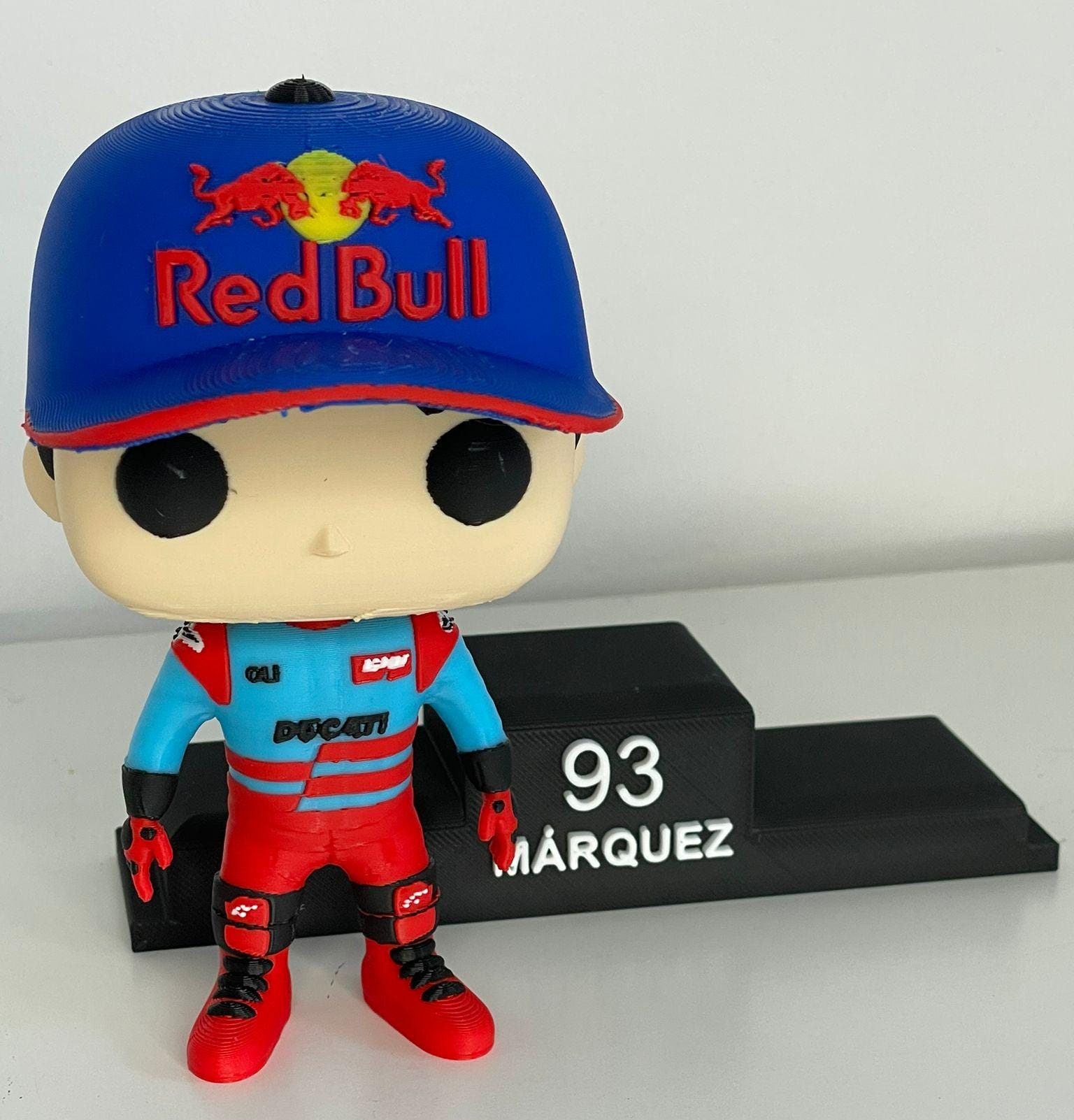 Funko Pop Marc Marquez Red Bull Podium Customizable - Etsy