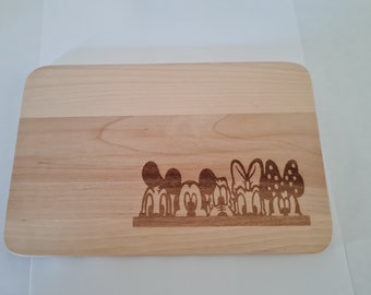 Breakfast boards, cutting boards, Mickey Mouse and Co