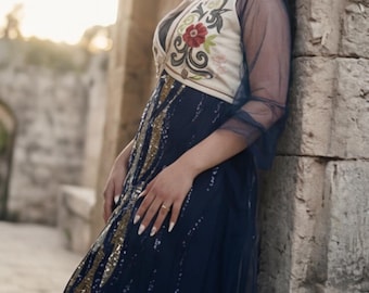 blue kurdish dress Beautiful Kurdish Blue Dress