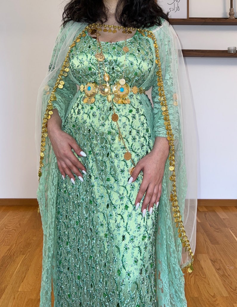 Gulistan ~ Enchanting Elegance - Luxurious Kurdish 3-piece Dress Set ...