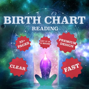 Birth Chart Reading, Natal Chart Reading, Birth Chart Analysis, Printable Birth Chart, Birth Chart, Natal Chart