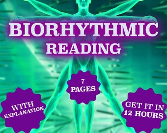 Lectura personalizada del biorritmo: Desbloquea tus ritmos internos (imprimible)