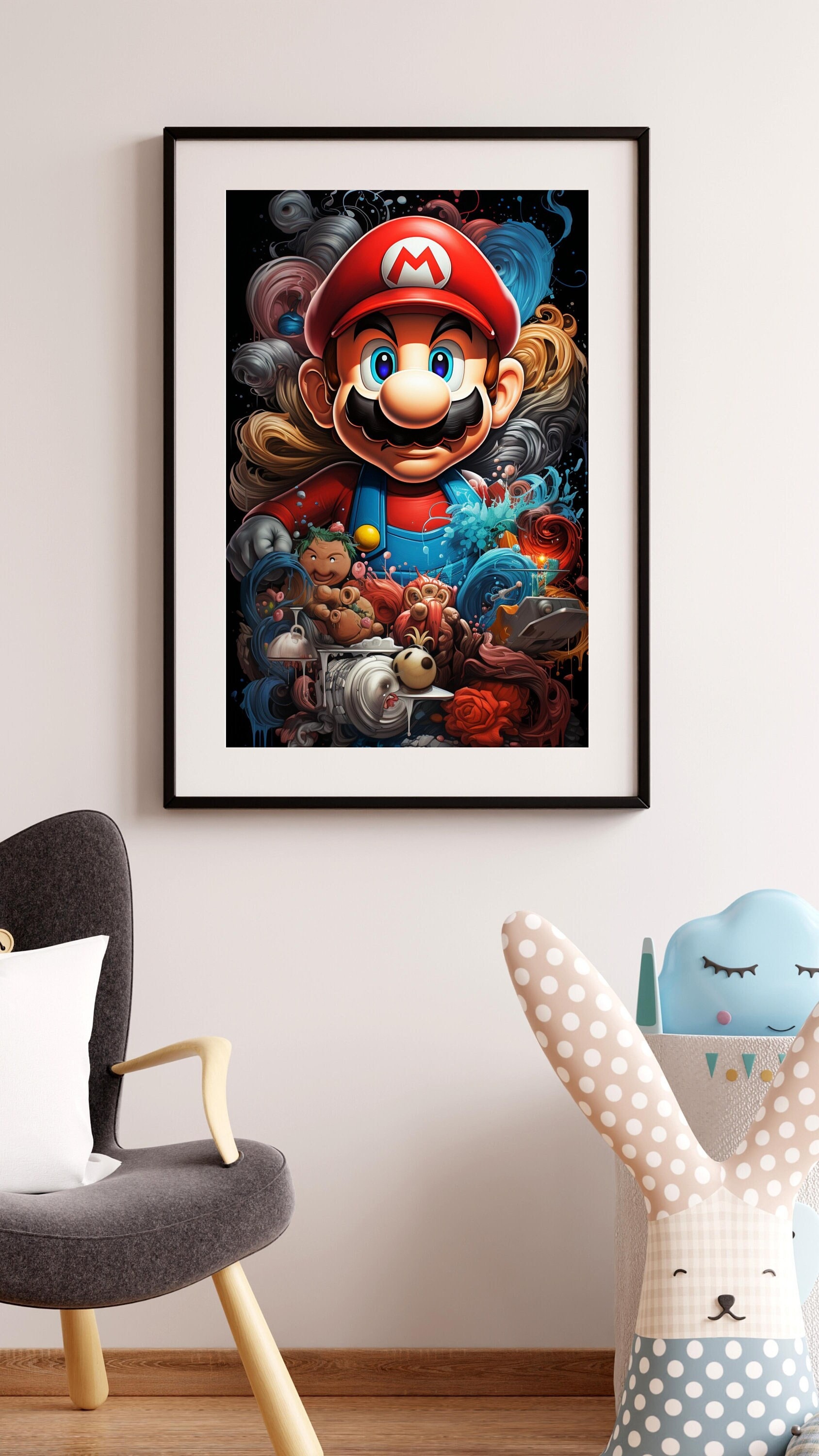 Super Mario Kids Room Art: Fun Gaming Wall Decor (digital Download) - Etsy