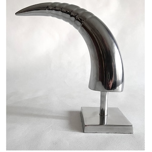 Aluminum Horn - Art Deco Horn sculpture
