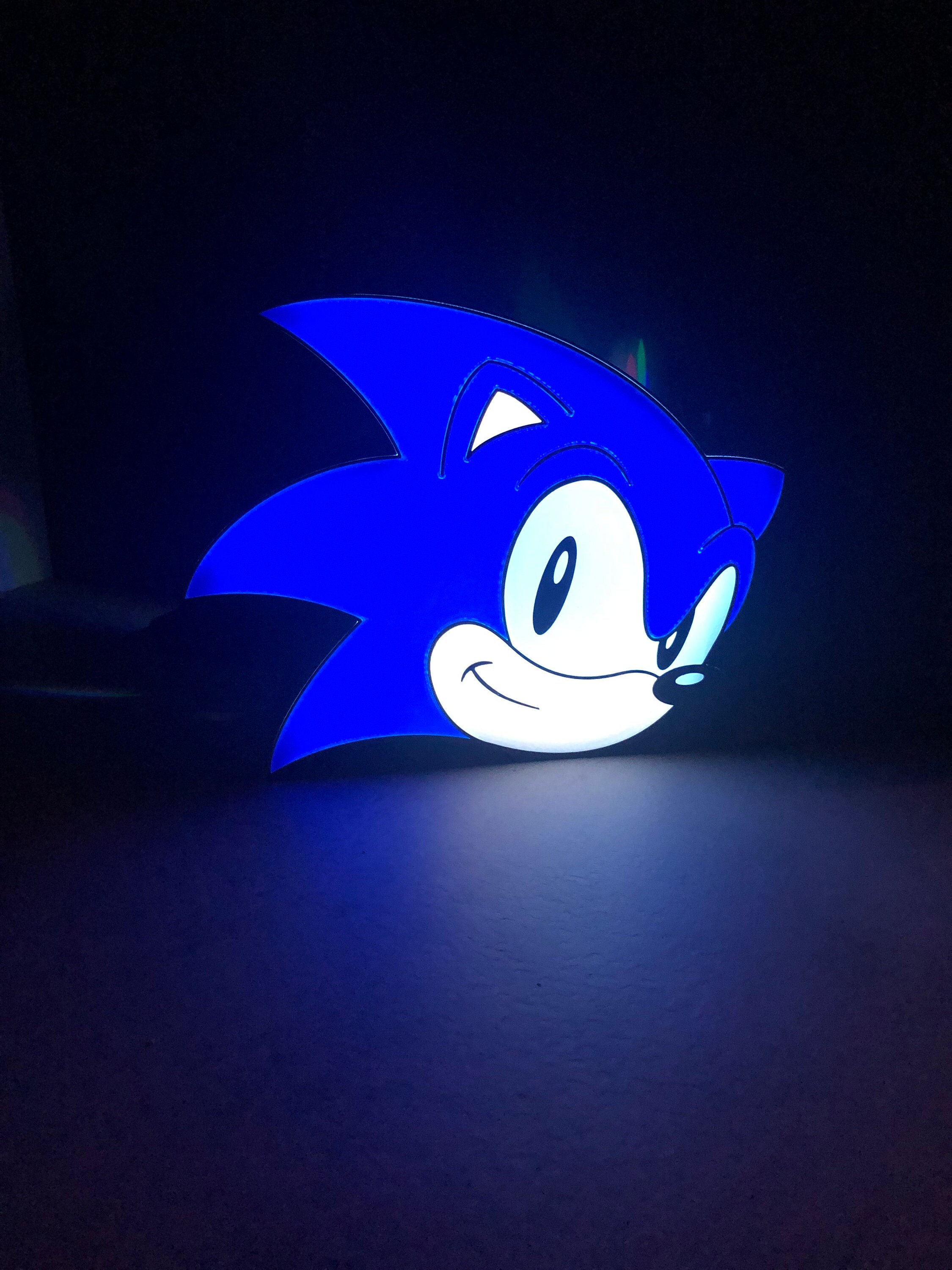 Sonic the Hedgehog Lamp Etsy