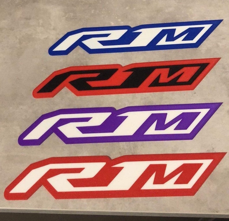 YAMAHA R1M 3d Printed Light Custom Sign Logo Design - Etsy Canada