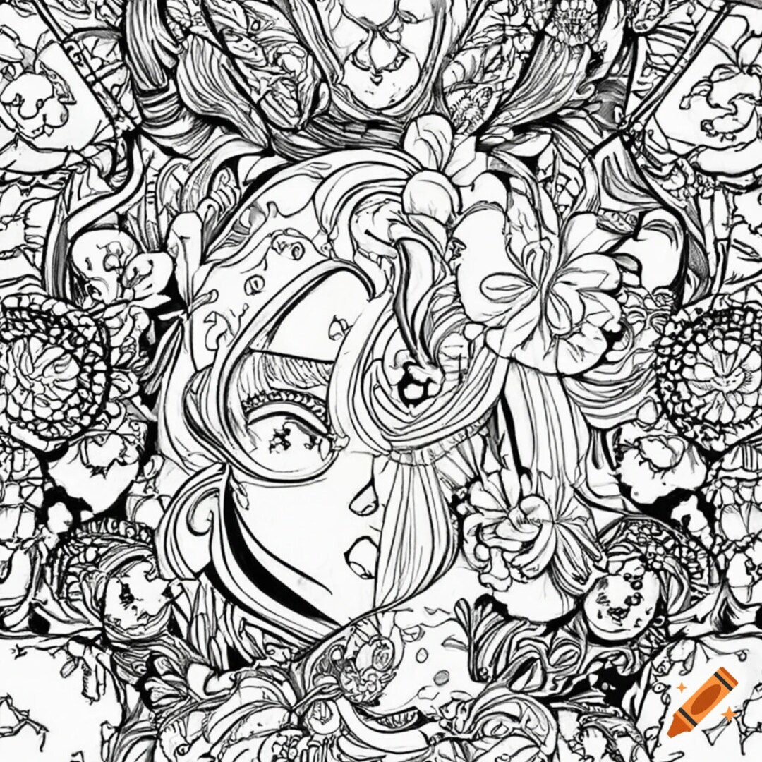 Coloring Book, Fairy Aesthetic, Digital Print, Cottage Core, Kids