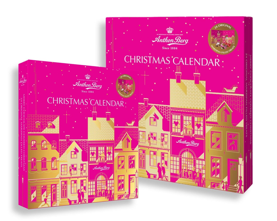 Anthon Berg Marzipan Advent Calendar for Adults 2024 Liqueur Chocolates