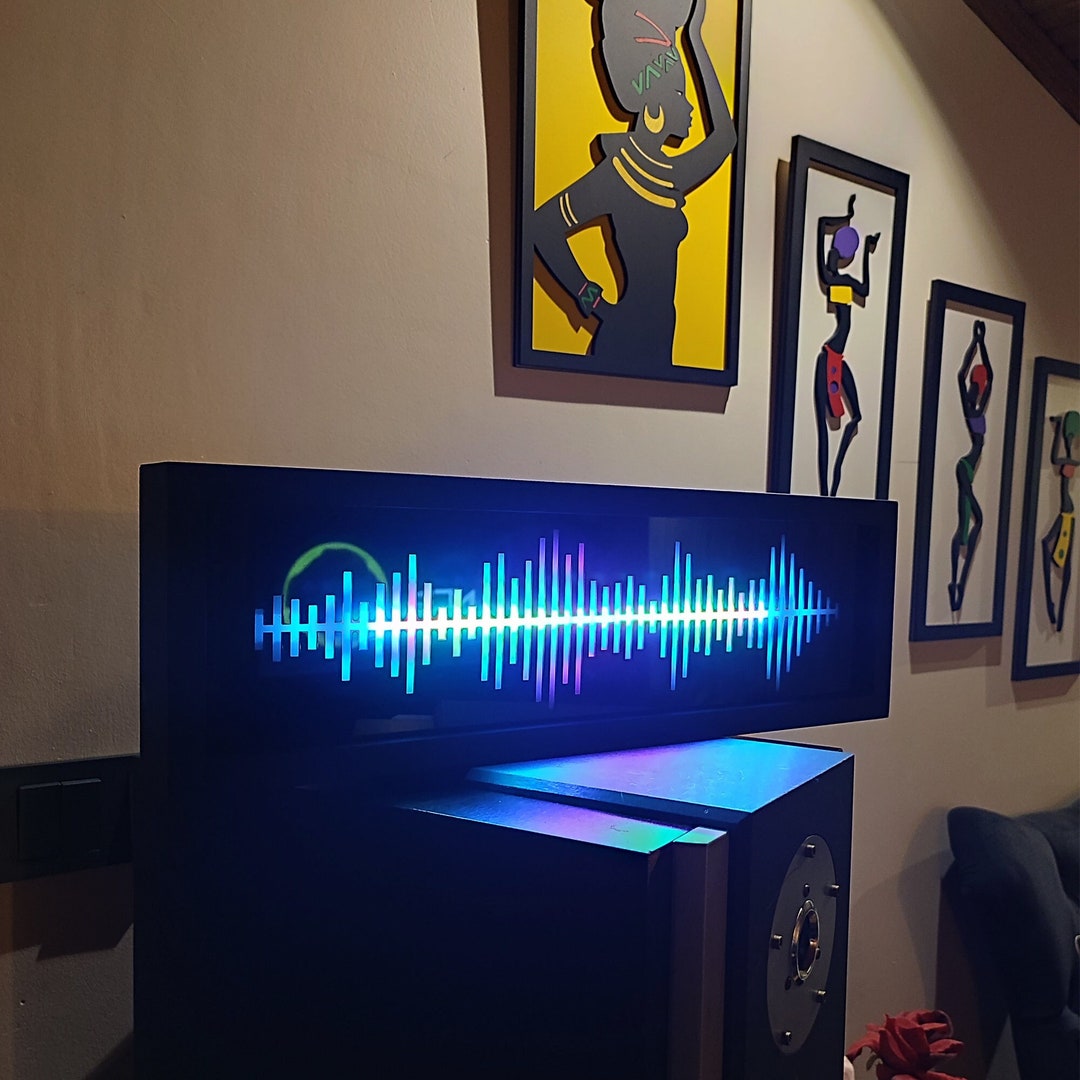 Spectrum Analyzer, 20 Inches Spectrum Analyzer Wall Decor, Equalizer ...