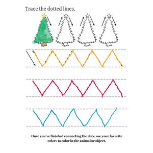 Educational Worksheets for Kids - Line Tracing Activities | Digital ...