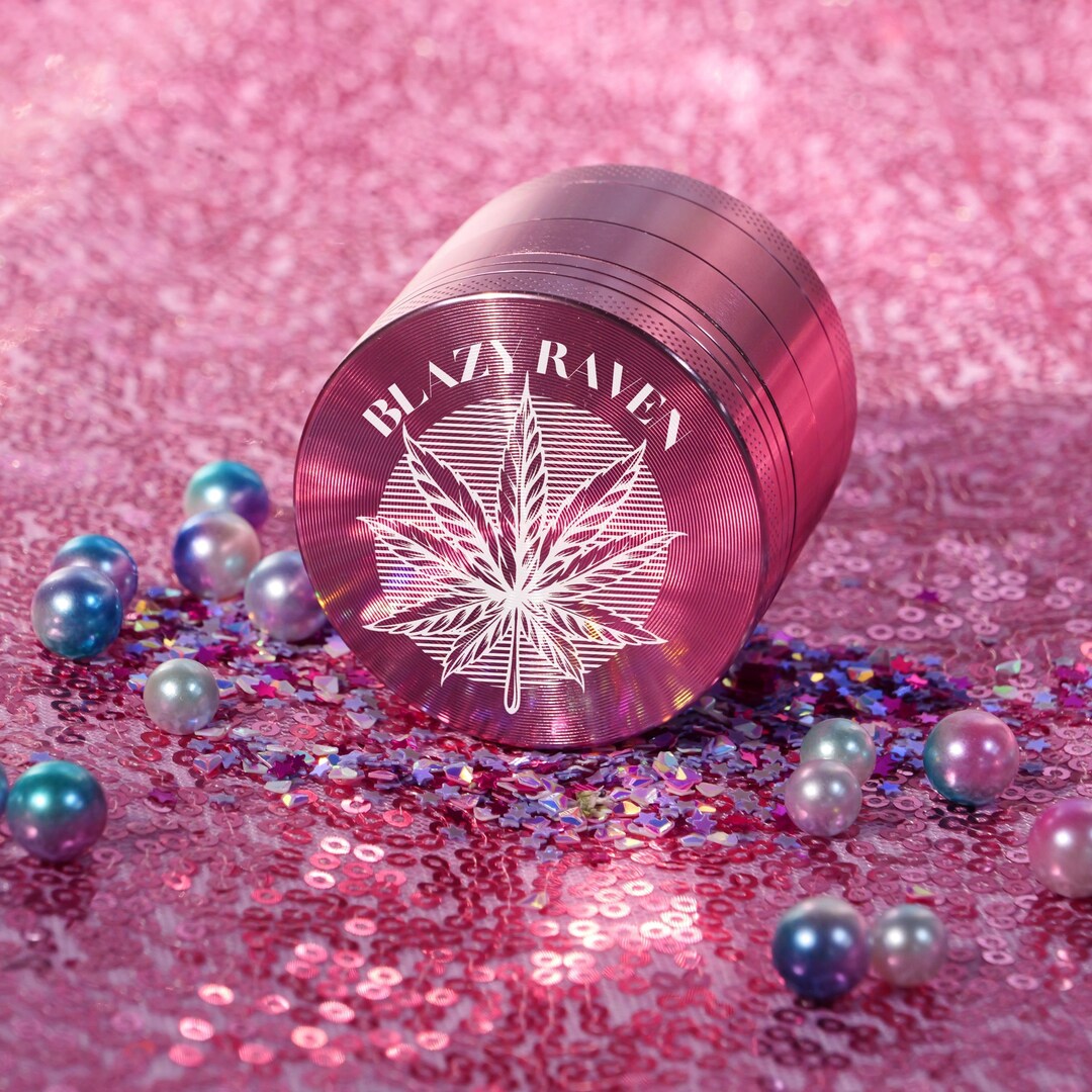 Custom Cute Girly Grinder ,cute Pink Herb Metal Grinder, Cute Pink 4