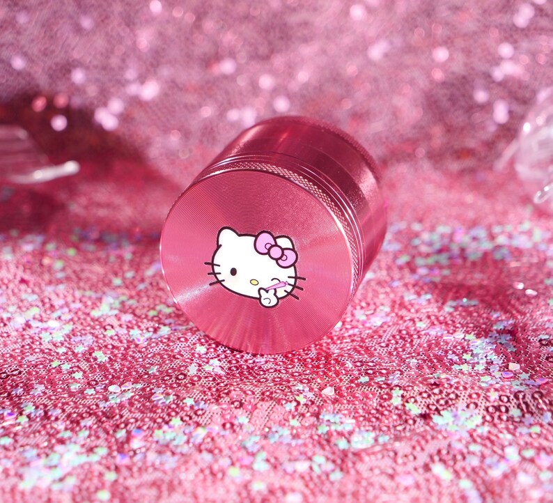 Cute Hello Kitty Grinder Setgirly Pink Rolling Tray Etsy