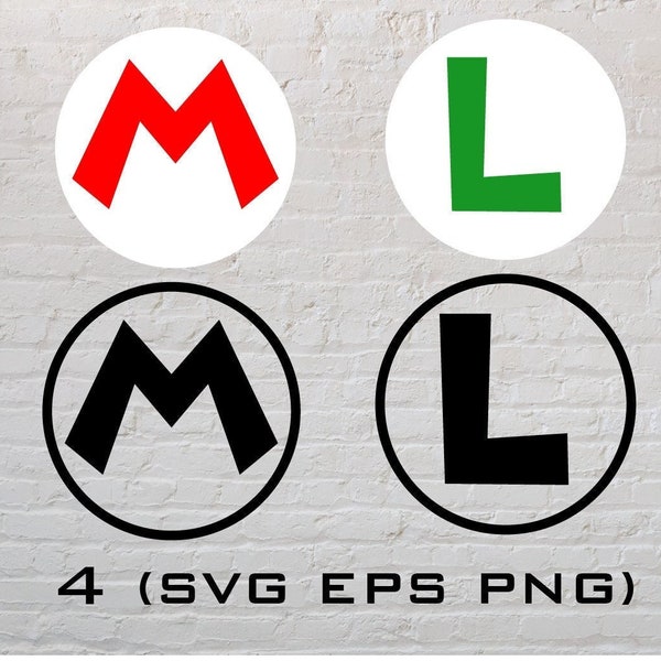 Mario Brothers Logo Svg Eps Png