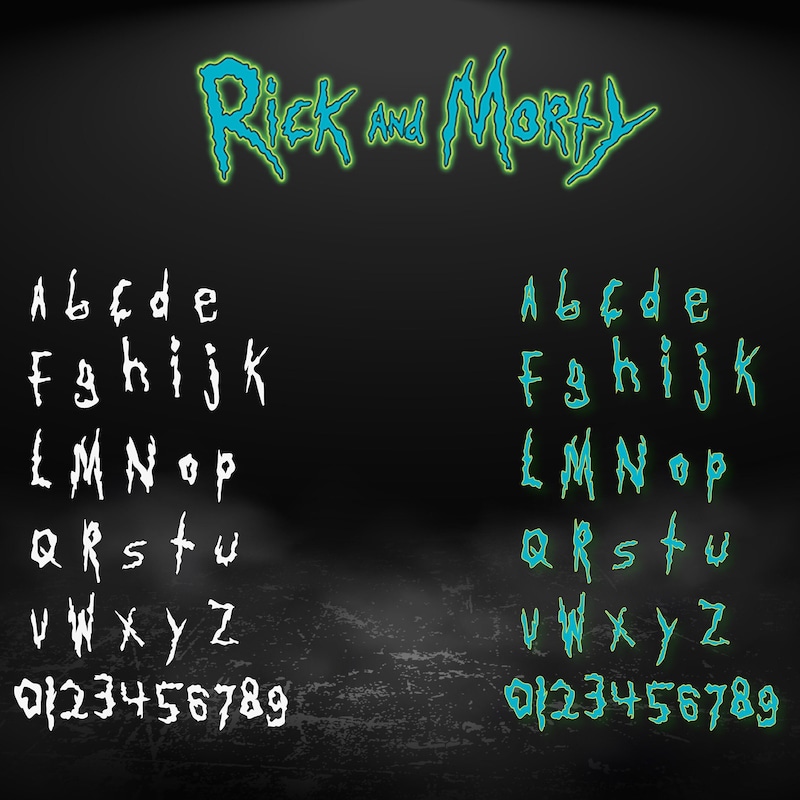 Rick and Morty Svg - Etsy