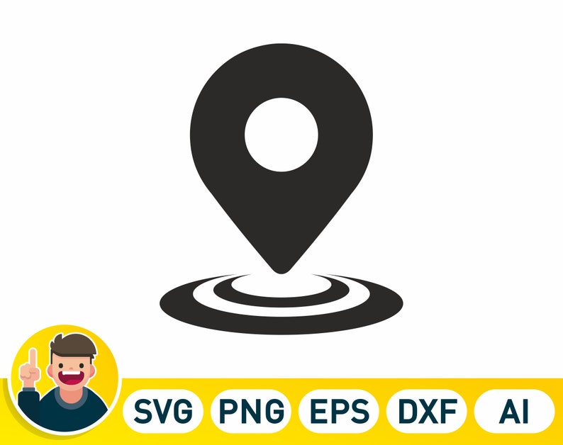 Location Sending Icon SVG PNG EPS and More Position Icon Location Pin