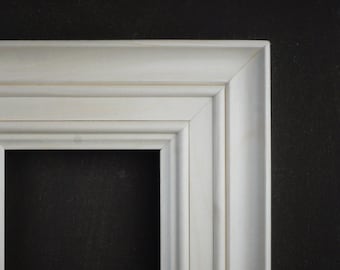 Moderne elegante esdoornhouten lijst - foto-/foto-/schilderijlijst | handgemaakt | aangepast