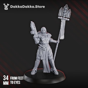 Novice Sister figure | High definition 8K resin Sister of Battle from Dakka Dakka 34mm