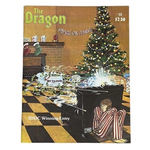 The Dragon #32 Dungeons and Dragons TSR D&D Magazine December Vtg 1979