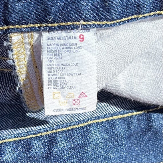 Vtg 90's Tommy Hilfiger High Waist Straight Jeans… - image 8