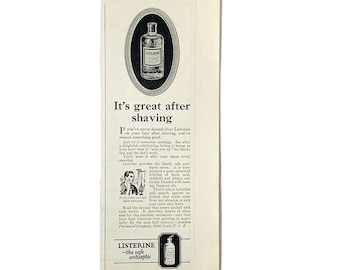 Vintage 1923 Listerine de veilige antiseptische print Ad Lambert Pharmacal Company