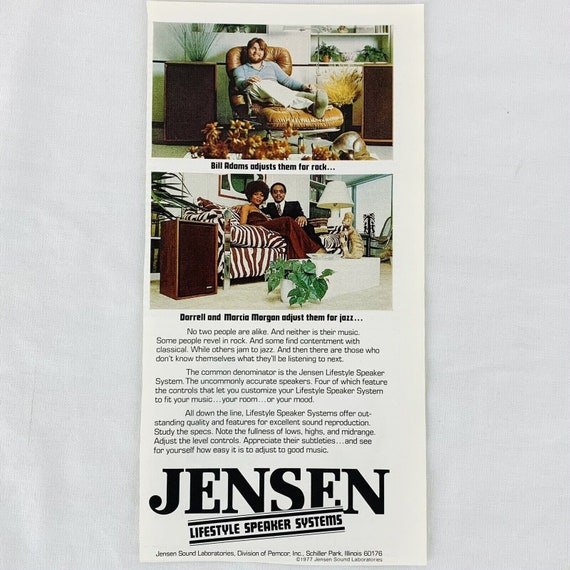 Vintage 1977 Magazine Print Ad Home Stereo Lot of 4 Akai Jensen