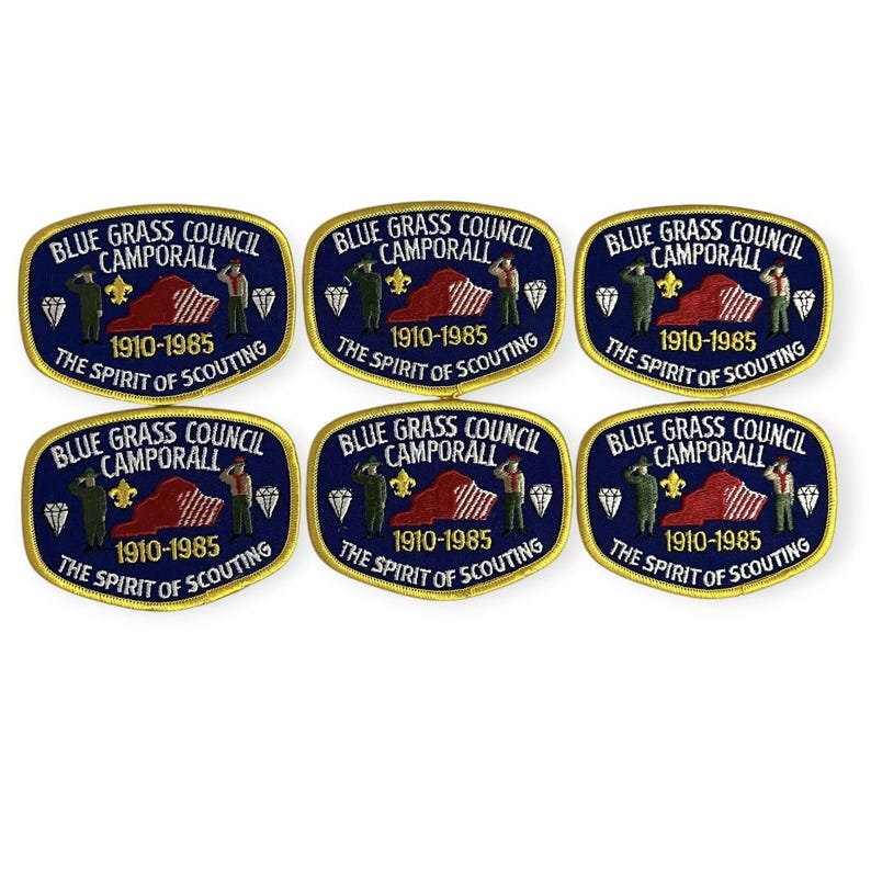 Scouting Uniform Guide Vtg 1980s 2000s Boy Scouts Blue Grass Council Kentucky BSA Patches Lot ...