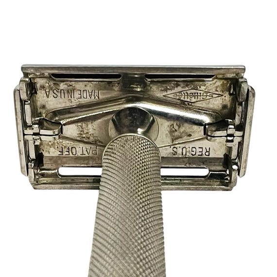 Vtg 1949-50 Gillette Super Speed 40s Safety Razor DE NDC No Date