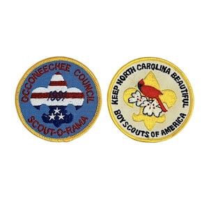 Occoneecee Council North Carolina Scout O Rama Boy Scouts BSA Patch Lot of 2