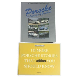 Porsche Book Lot of 2 A Tradition of Greatness 111 More Stories Muller Langworth