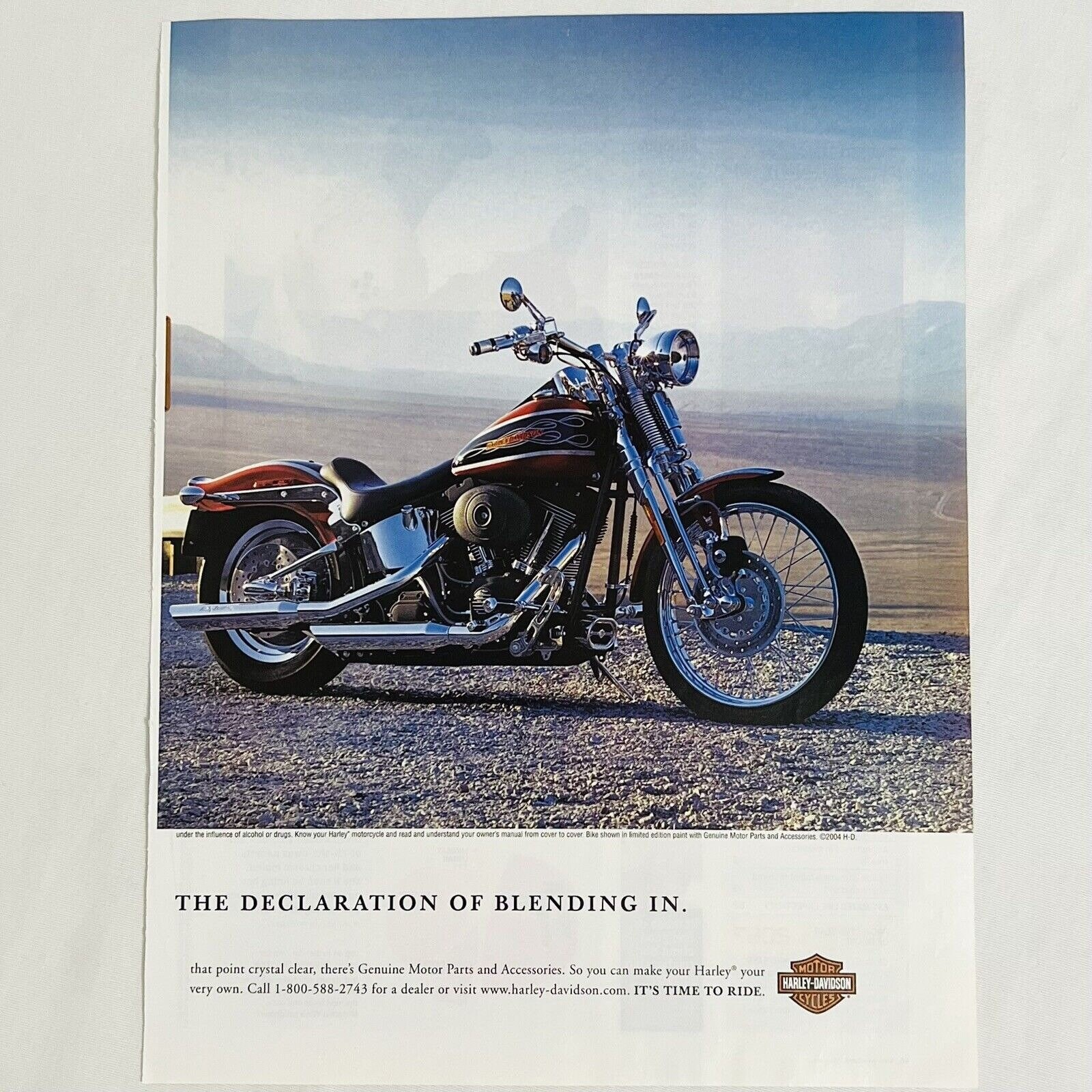 Harley Davidson Softail Springer Motorcycle Color Magazine