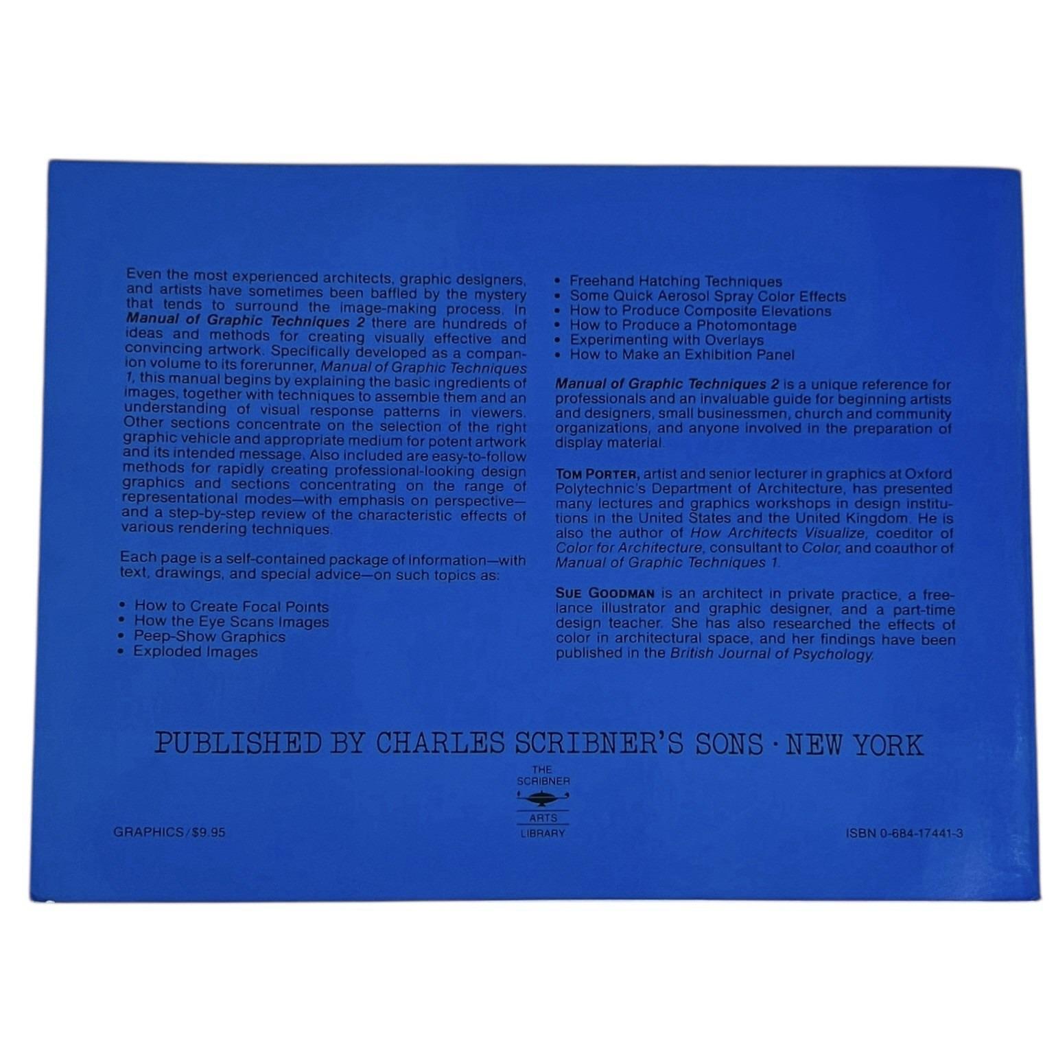 Manual of Graphic Techniques 2 Architects Graphic Designers Tom