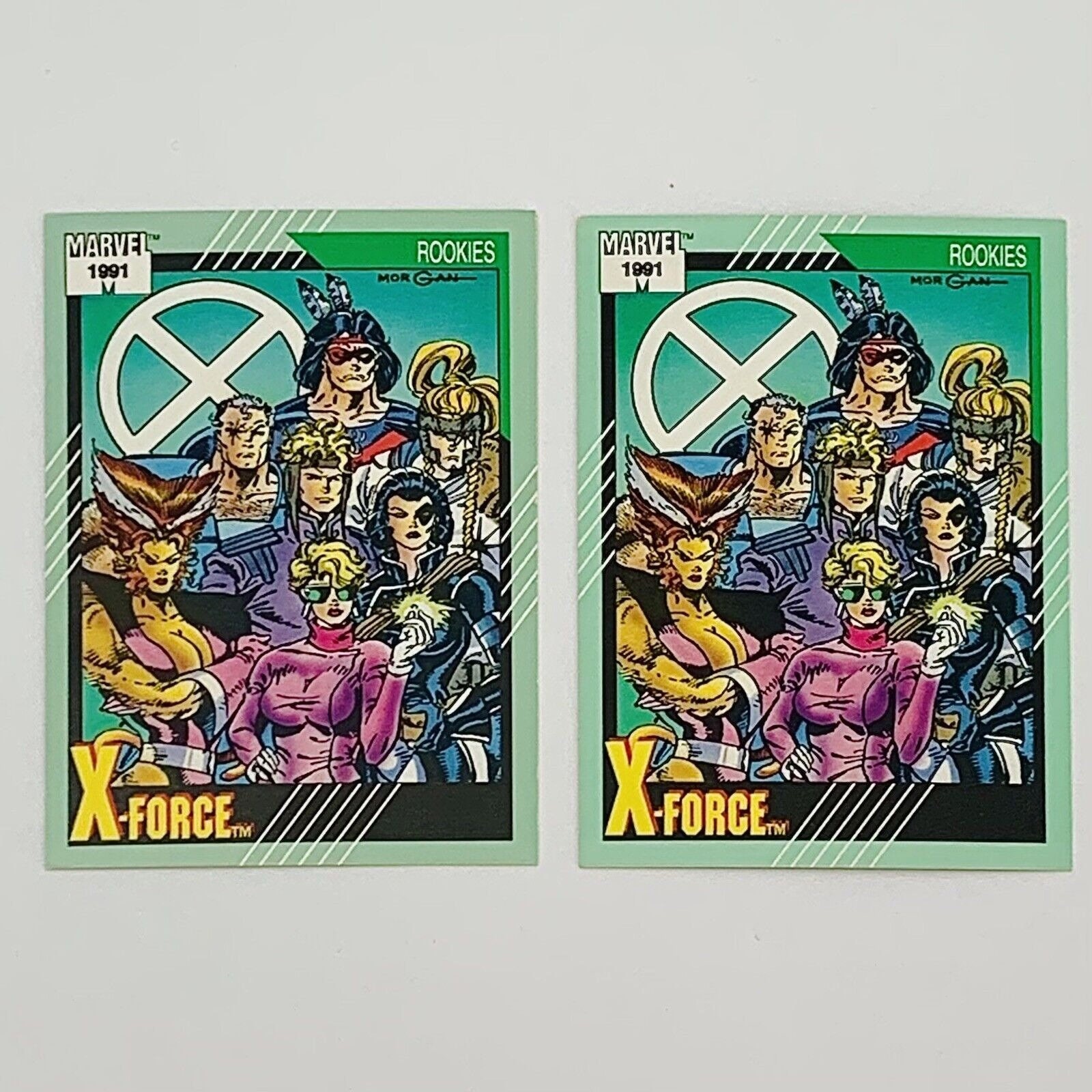Vintage 1991 Impel Marvel Universe Cards Rookies Lot of 5 X-force