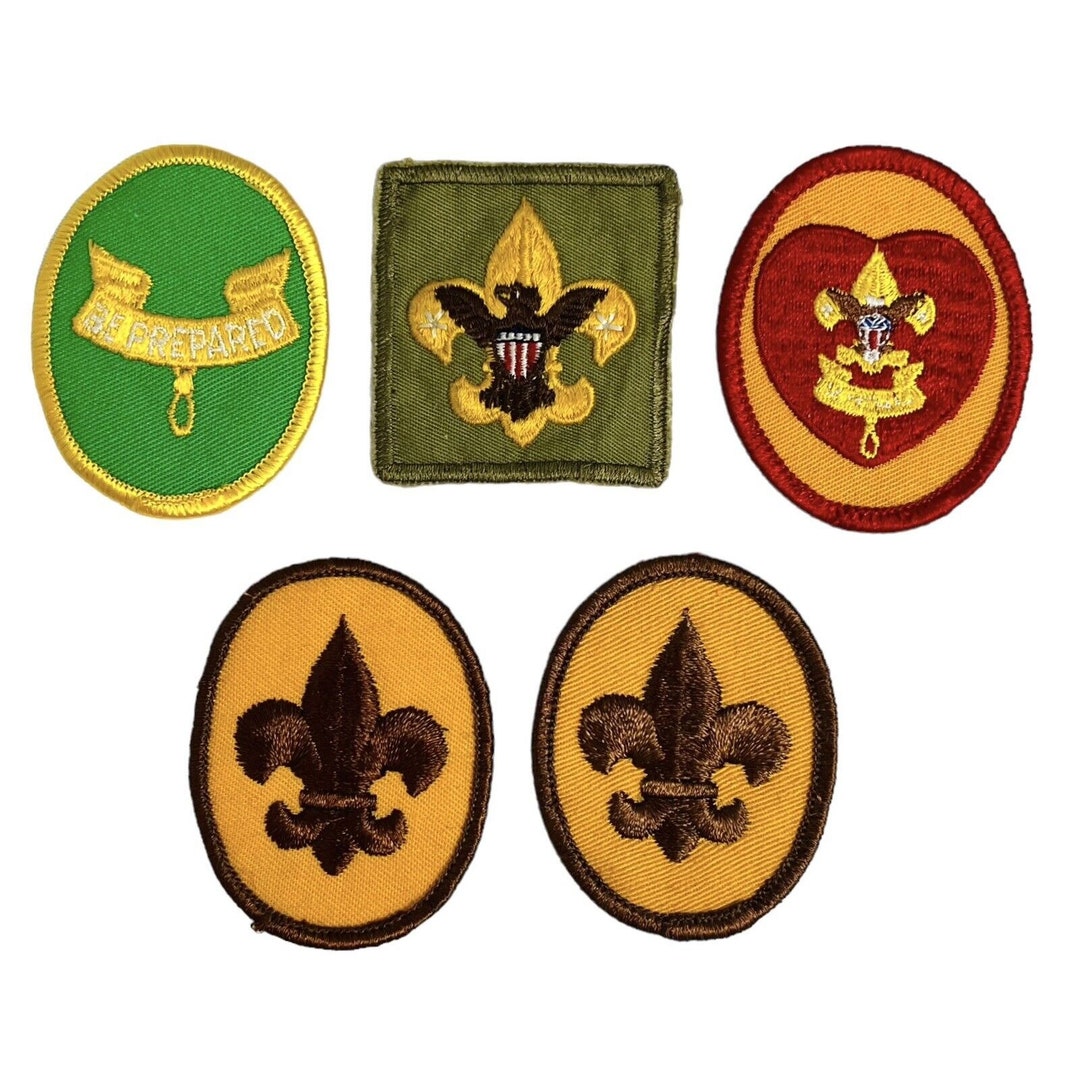 Vtg Boy Scout Rank Badge Patch Lot of 5 Life Tenderfoot Be Etsy