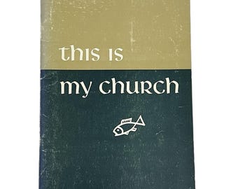 This is My Church Presbyterian Church New Member Booklet Vtg 1962 W.L. Jenkins